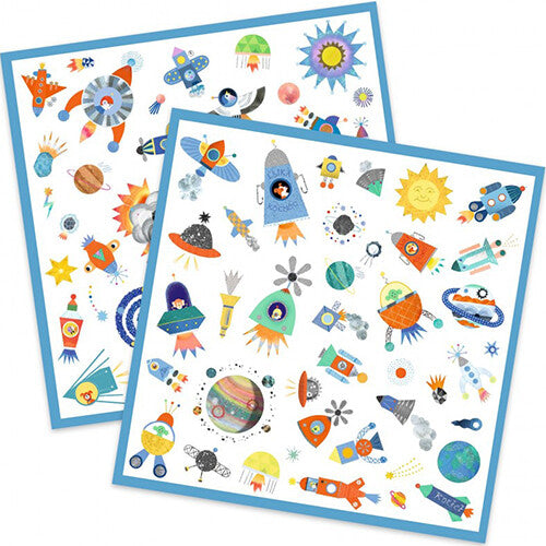 djeco stickers ruimte - 160st | DJ09270 | 2