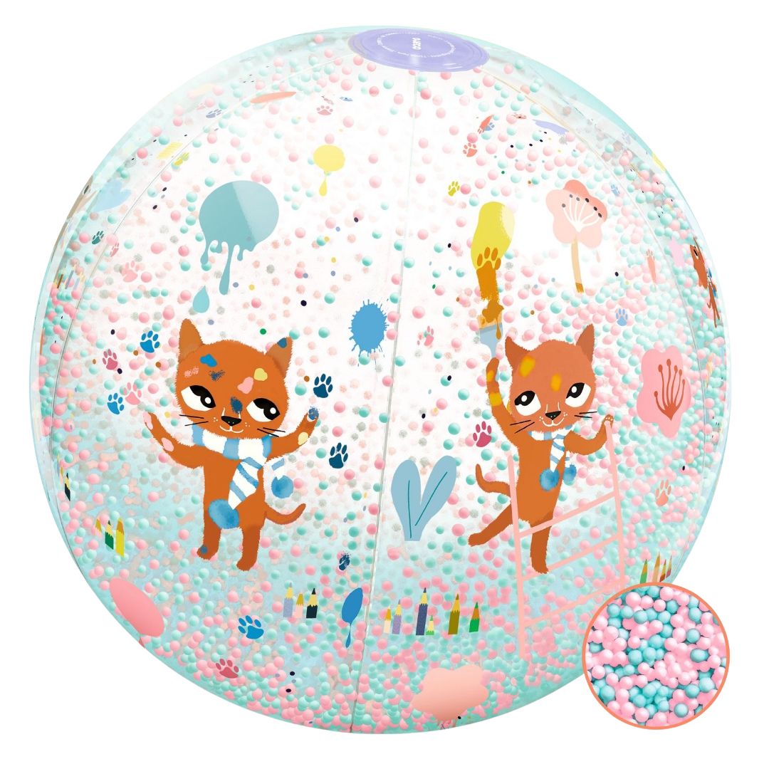 djeco strandbal bubbels - chamalow | DJ00177 | 1