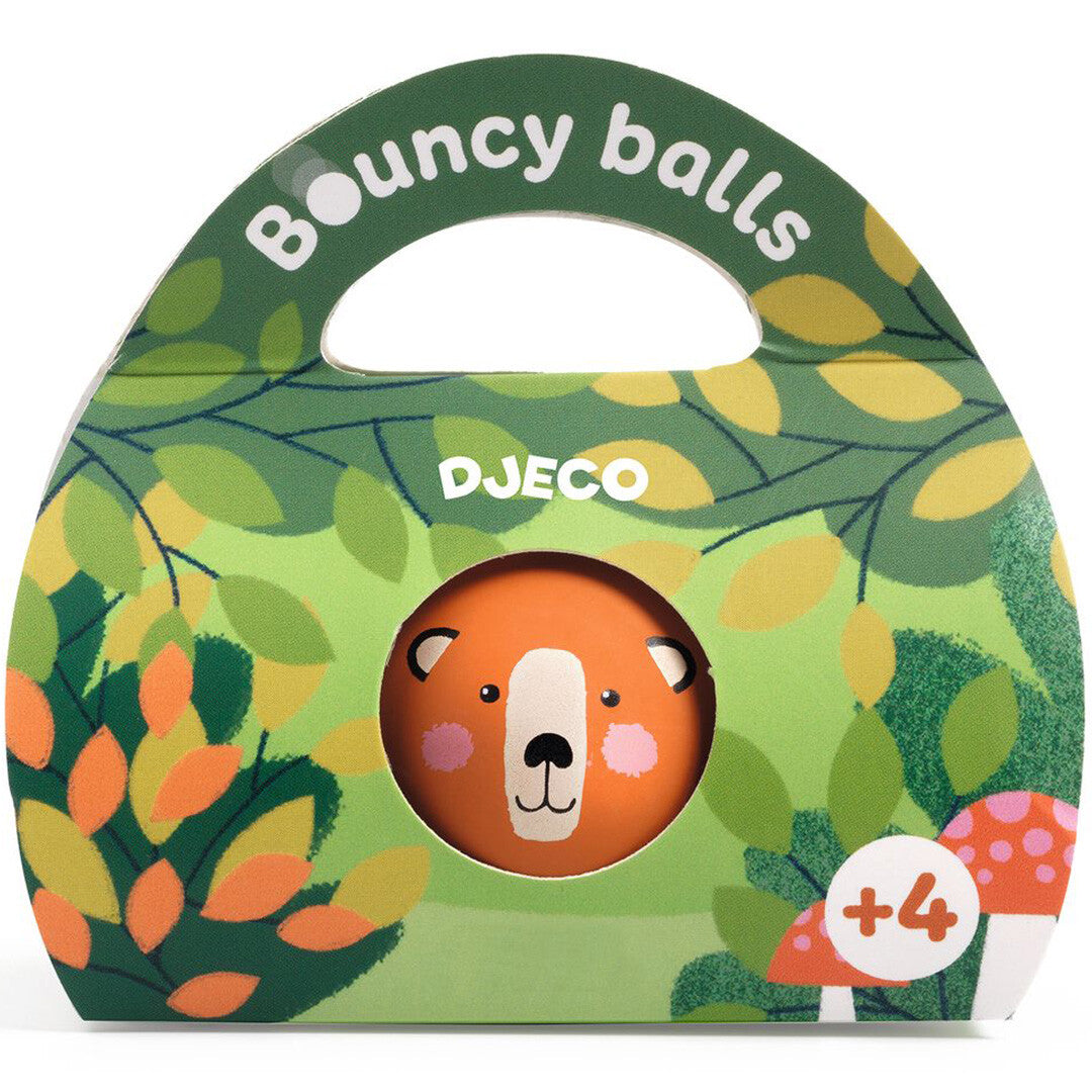 djeco stuiterbal wilde dieren - assorti  | DJ00145 | 2