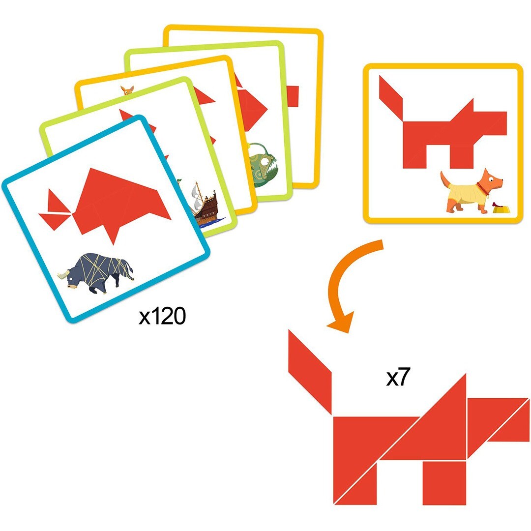 djeco tangram puzzel | DJ08470 | 2