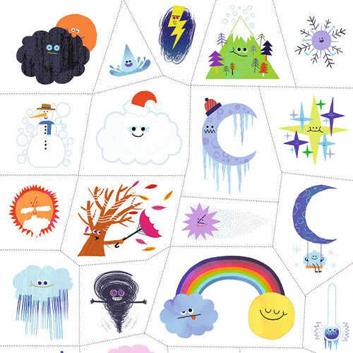 djeco tattoos het weer emoji's | DJ09613 | 3