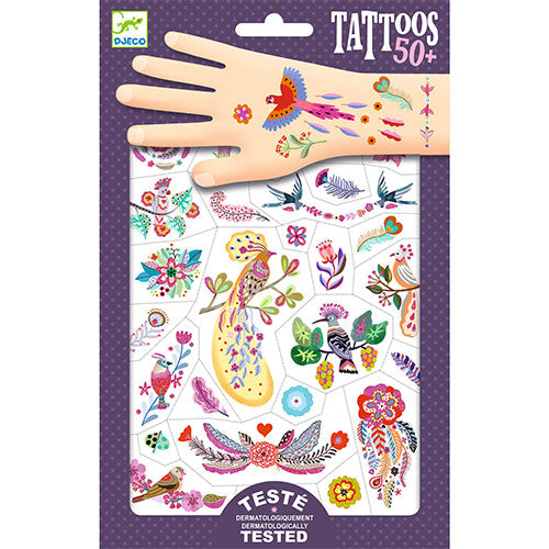 djeco tattoos vogels | DJ09615 | 0