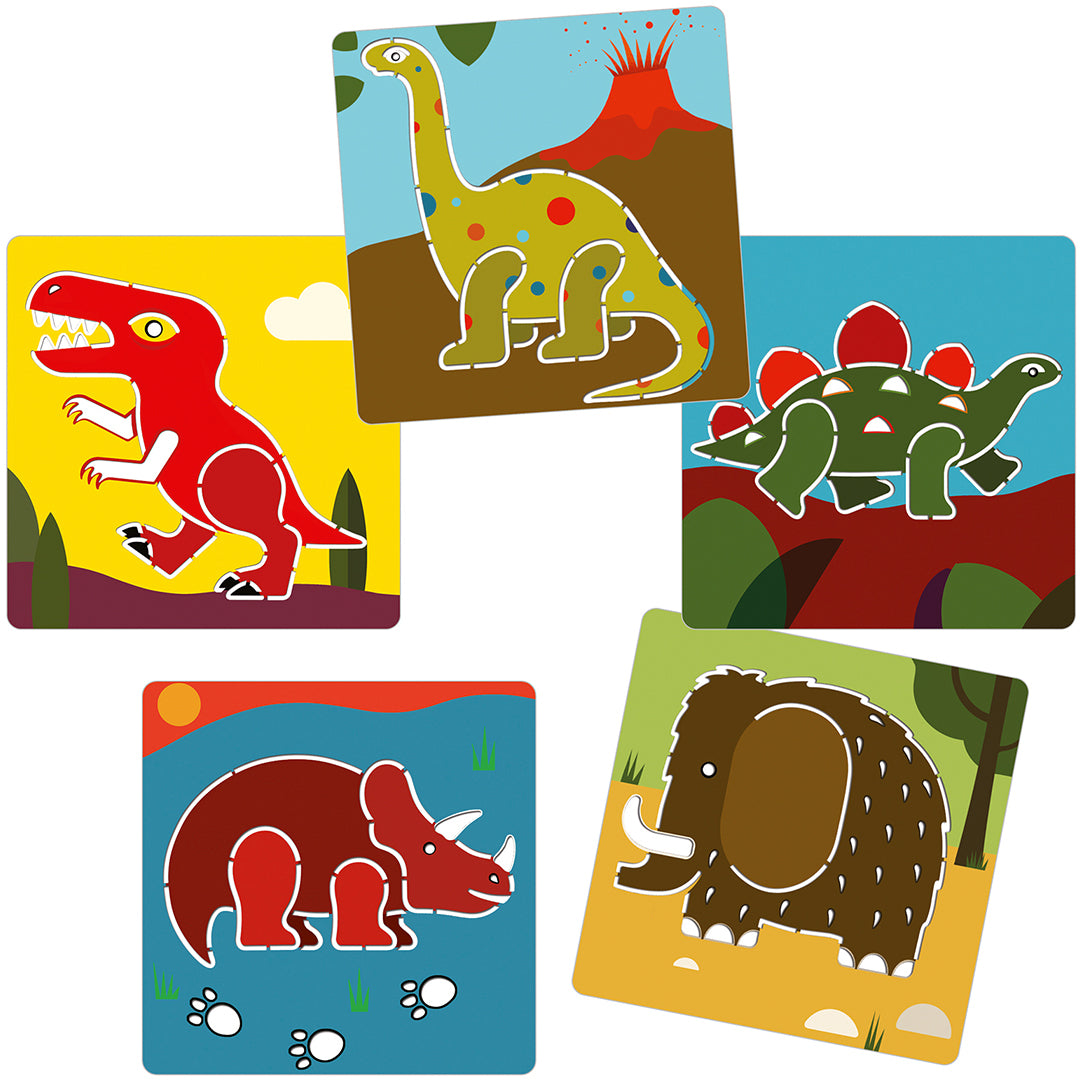 djeco pochoirs dinosaures