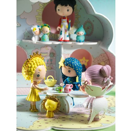 djeco tinyly draagbaar poppenhuis - sunny & mia | DJ06953 | 10