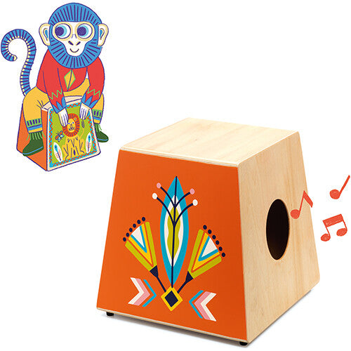 djeco trommel cajon animambo | DJ06014 | 1
