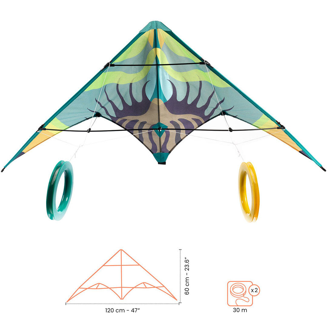 djeco vlieger green wave | DJ02163 | 1