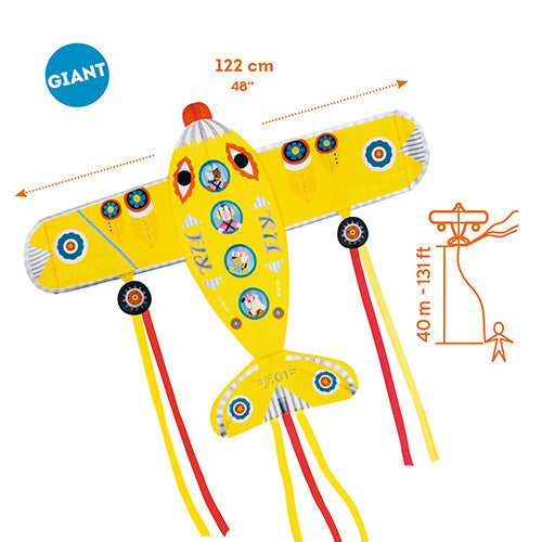 djeco vlieger maxi - vliegtuig | DJ02161 | 4