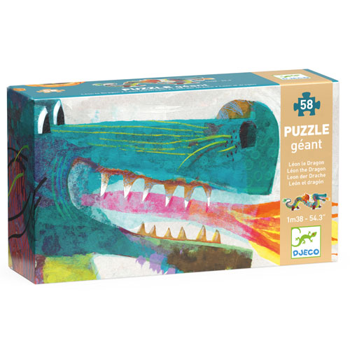 djeco vloerpuzzel leon de draak (58st) | DJ07170 | 5