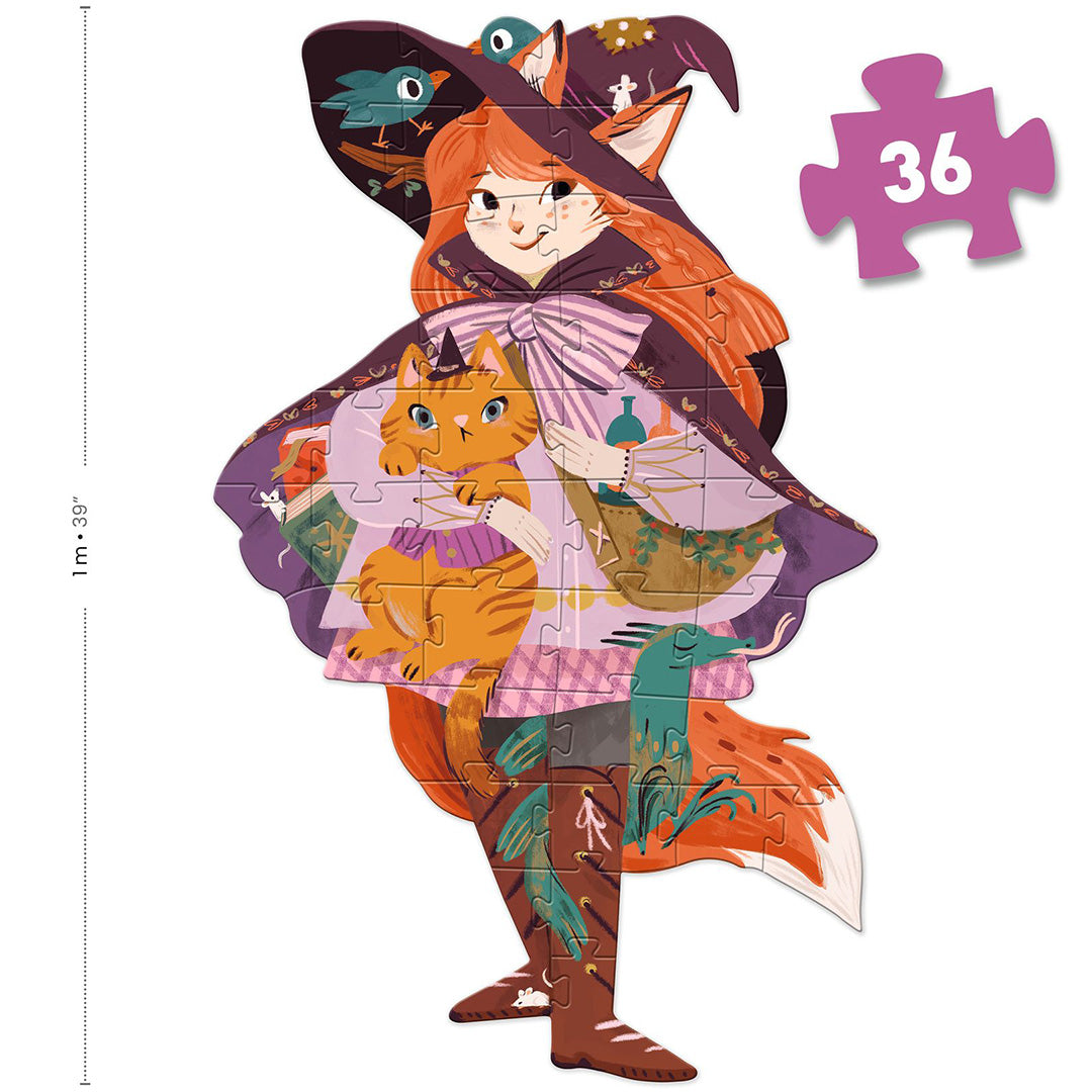 djeco vloerpuzzel lily de heks - 36st | DJ07168 | 3