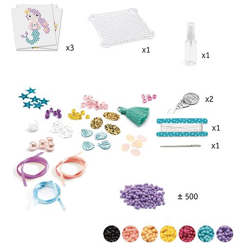 djeco waterkralen bedeltjes zeeleven | DJ09483 | 1