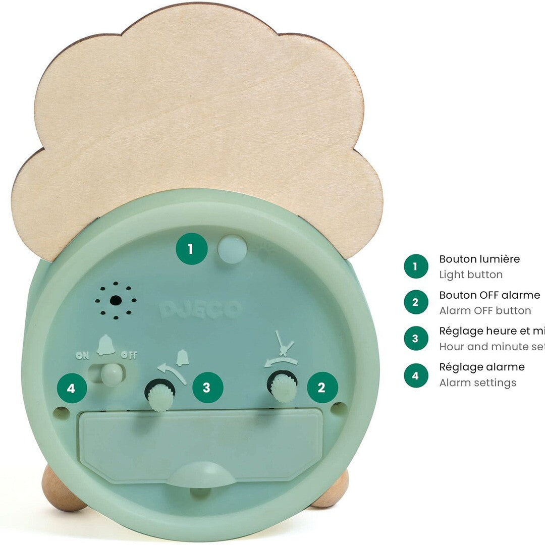 djeco wekker bloemenmeisje | DD00401 | 1