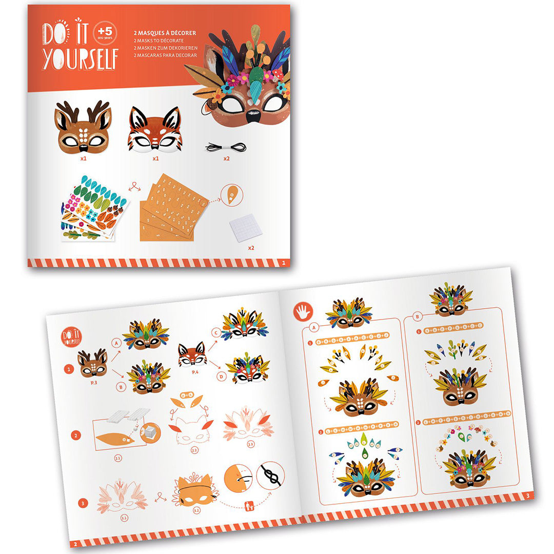 djeco knutselset diy natuur - 5 activiteiten | DJ07933 | 4