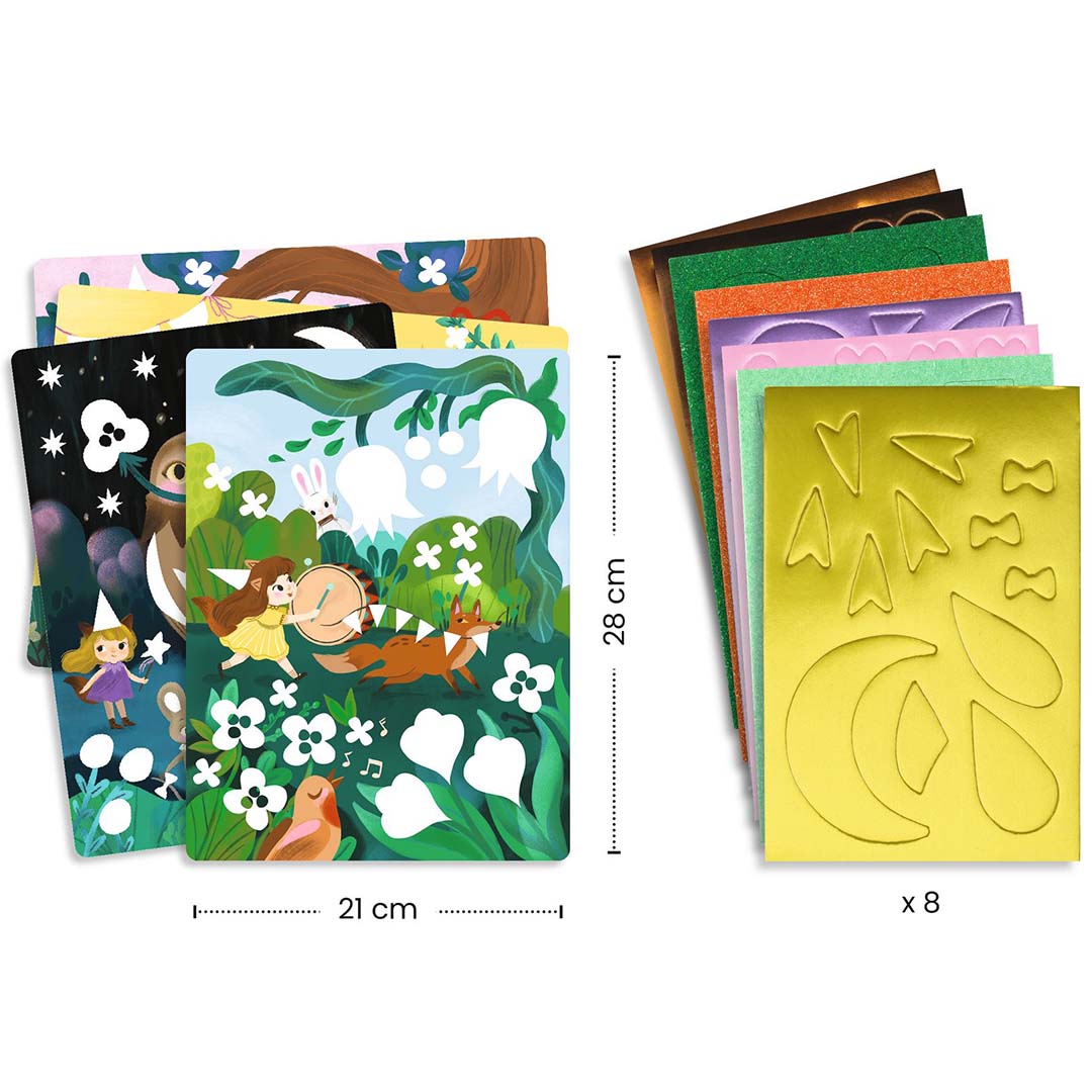 djeco knutselset sparkling parties | DJ00067 | 2
