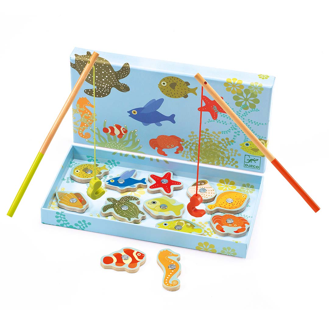 djeco magnetisch visspel zeedieren | DJ01652 | 3