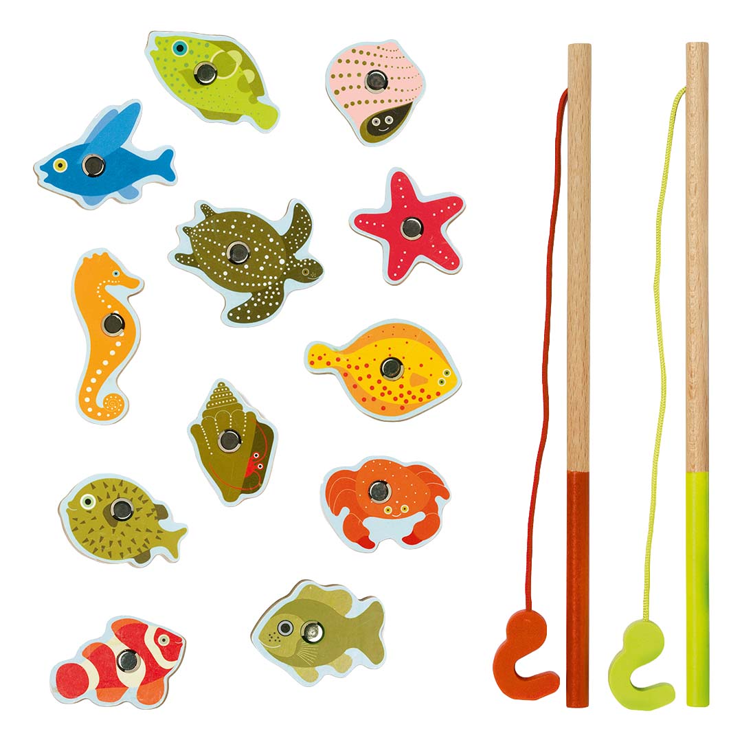 djeco magnetisch visspel zeedieren | DJ01652 | 2