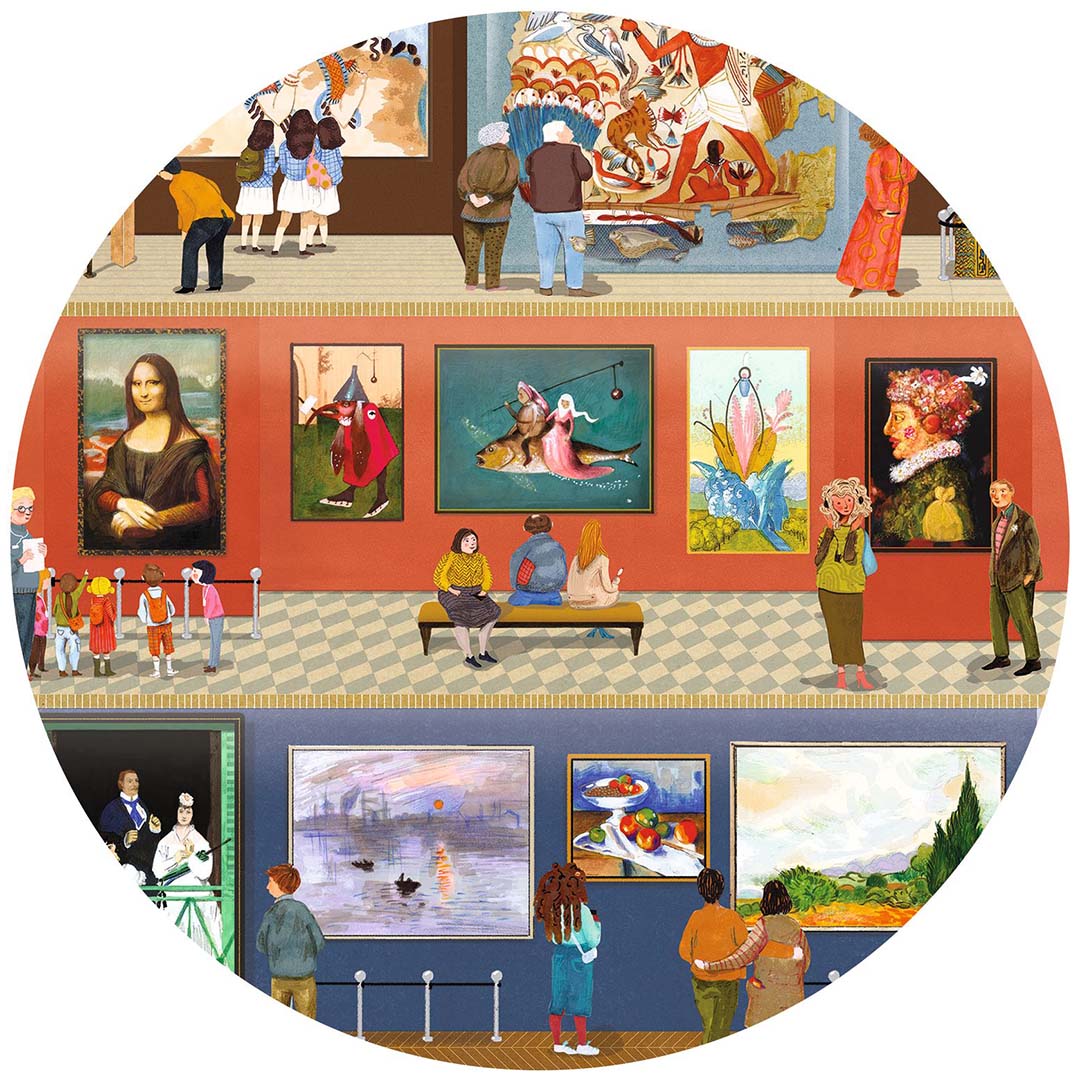 djeco puzzel at the museum - 500st | DJ07415 | 3