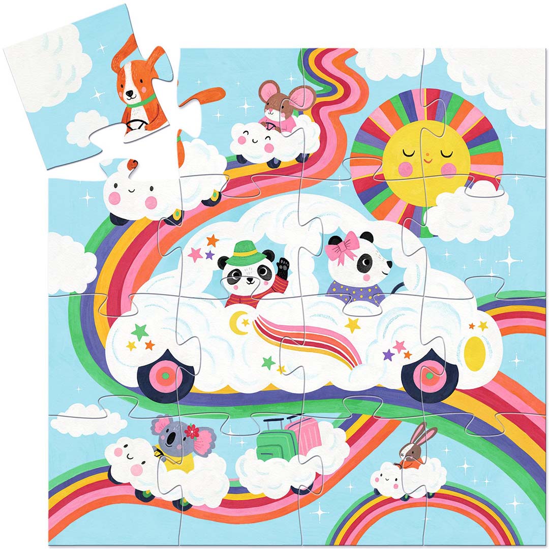 djeco puzzel wolkenauto - 16st | DJ07276 | 2