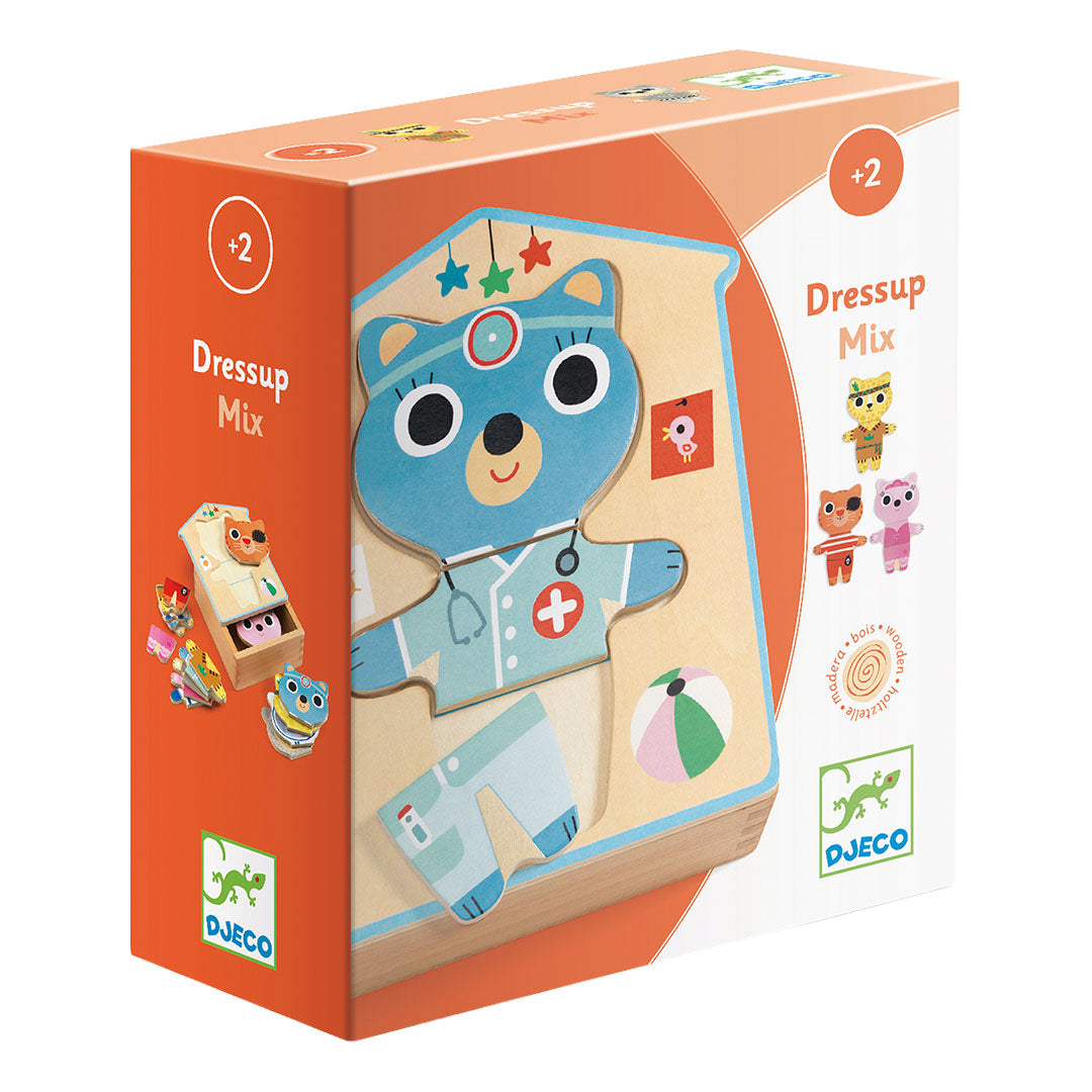 djeco aankleedmix puzzel (6x3st) | DJ01678 | 4