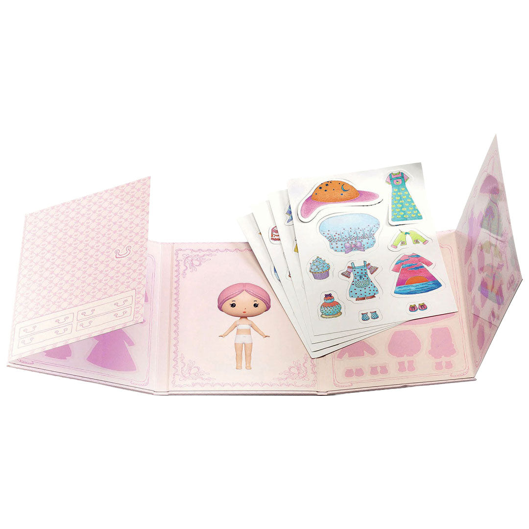 djeco jeu d'habillage miss lilypink