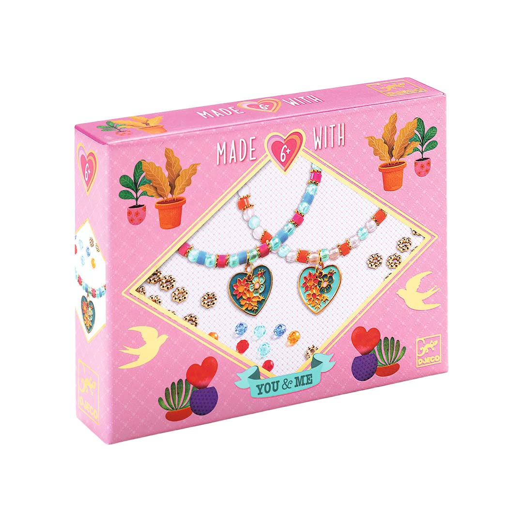 djeco armbandjes maken me & you - heart threading | DJ00010 | 0