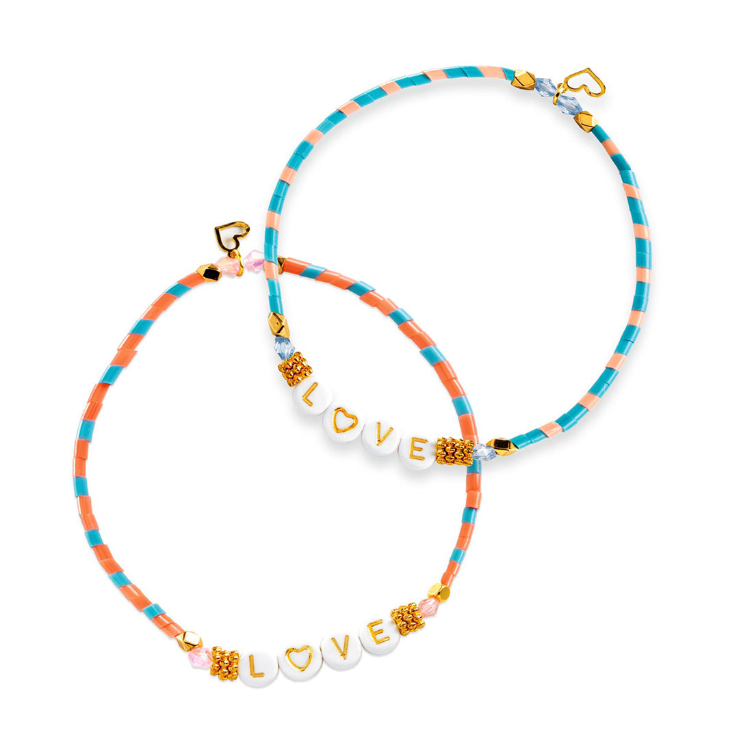 djeco armbandjes maken me & you - letter threading | DJ00012 | 1