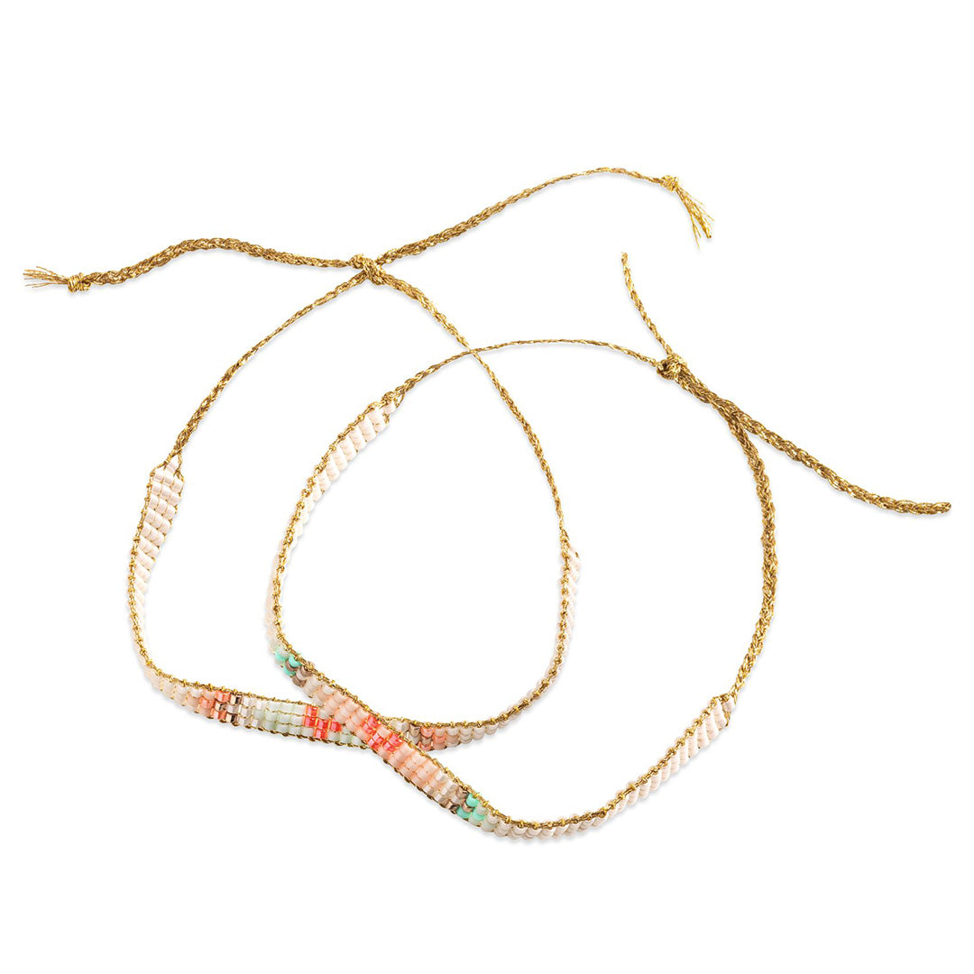 djeco armbandjes maken me & you - miyuki and hearts | DJ00018 | 1