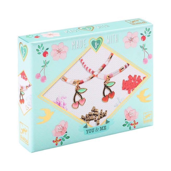 djeco création de bracelets me & you - tila and cherries