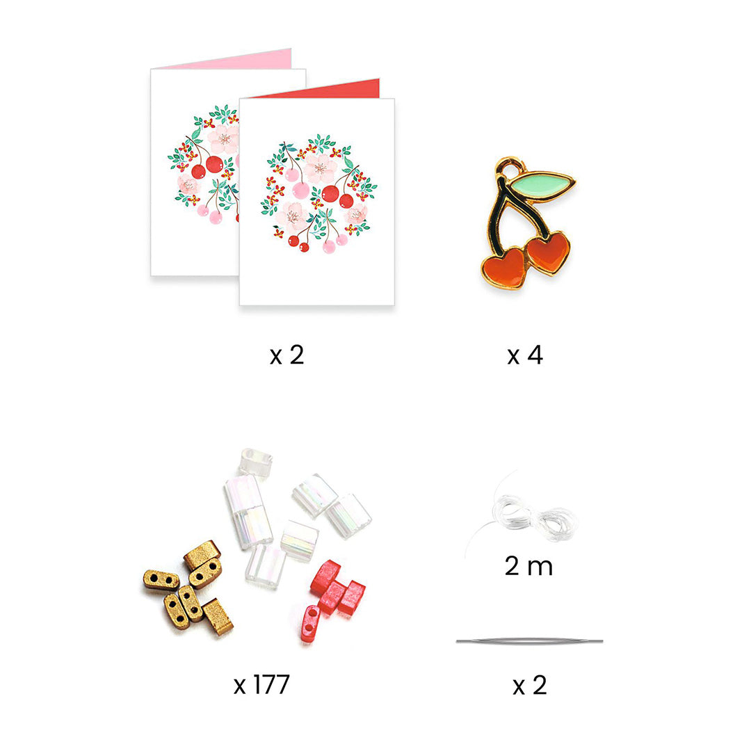 djeco armbandjes maken me & you - tila and cherries | DJ00017 | 2