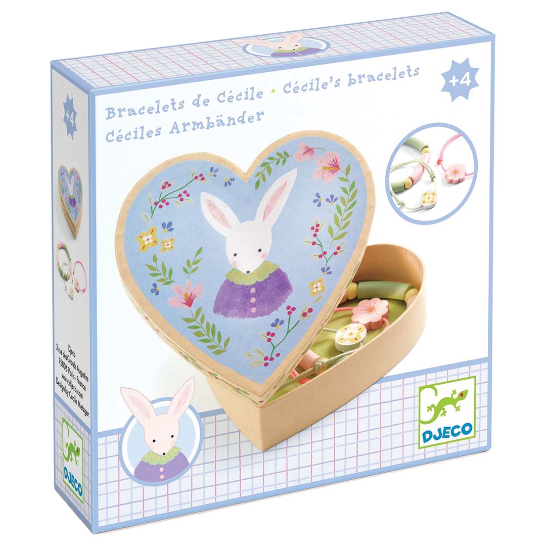 djeco bracelets avec boîte de rangement - cecile