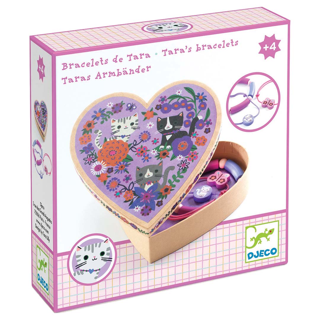 djeco armbandjes met opbergdoosje - tara | DJ05566 | 5
