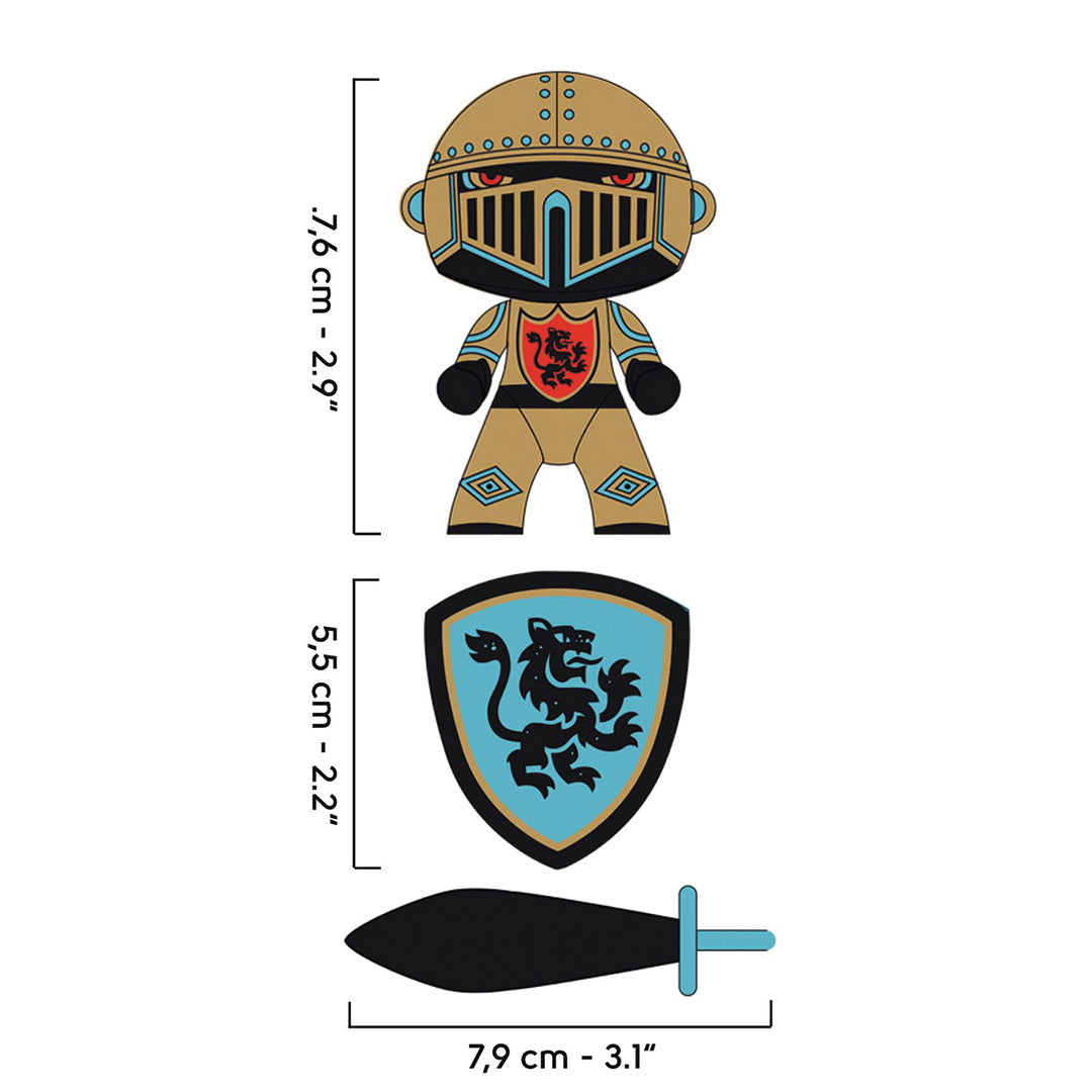 djeco arty toys - knight azur | DJ06854 | 2