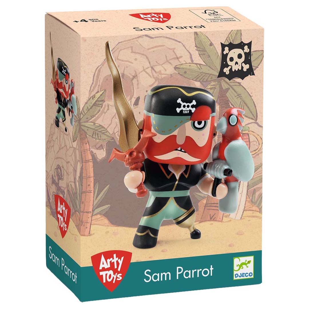 djeco arty toys - sam parrot | DJ06816 | 2