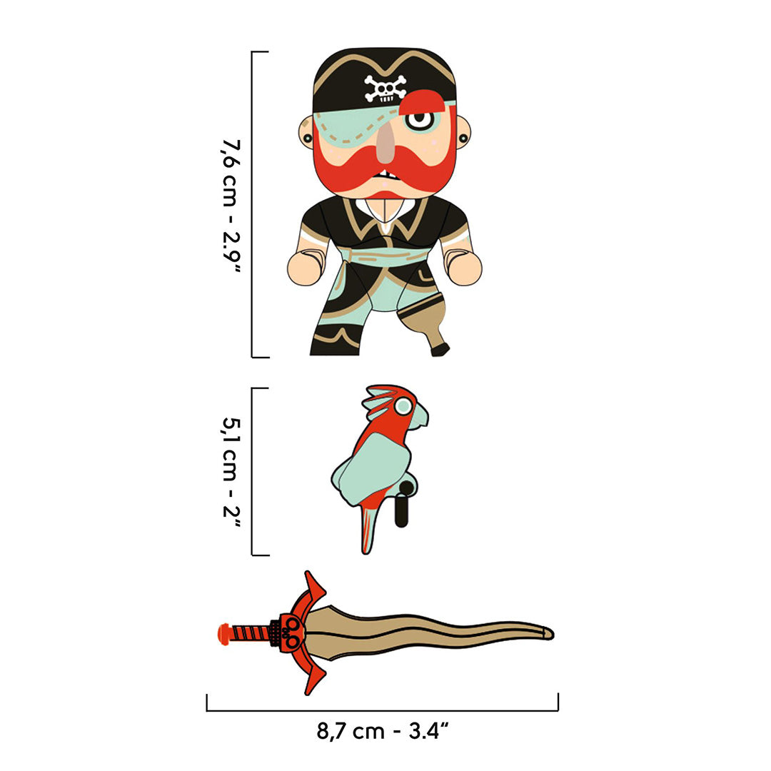 djeco arty toys - sam parrot | DJ06816 | 3