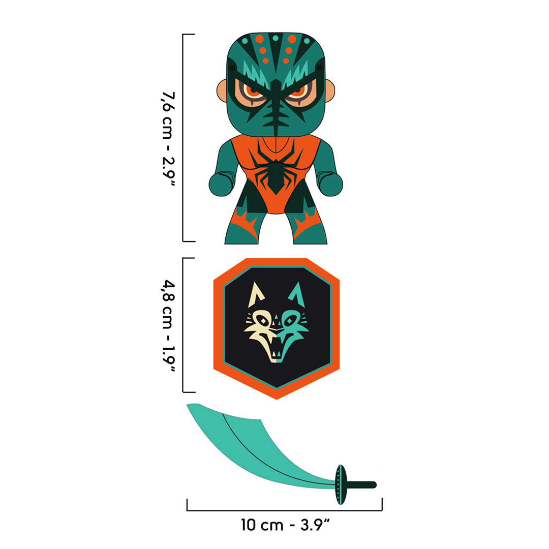 djeco arty toys - spider knight