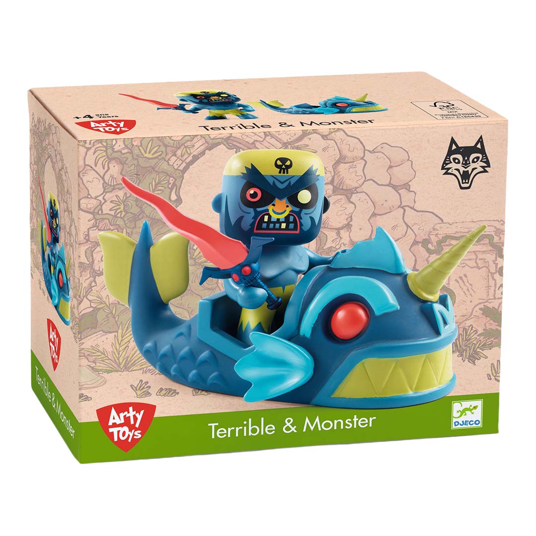 djeco arty toys - terrible & monster