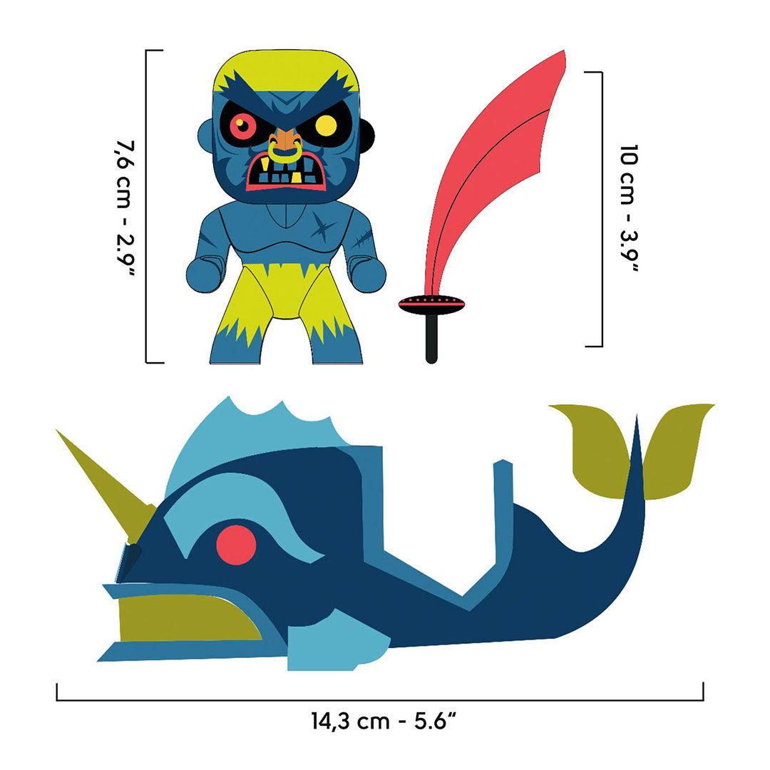 djeco arty toys - terrible & monster