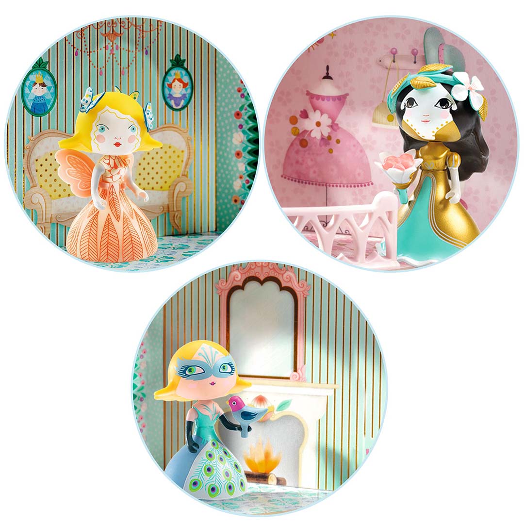 djeco arty toys poppenhuis - ze princess tower | DJ06787 | 2