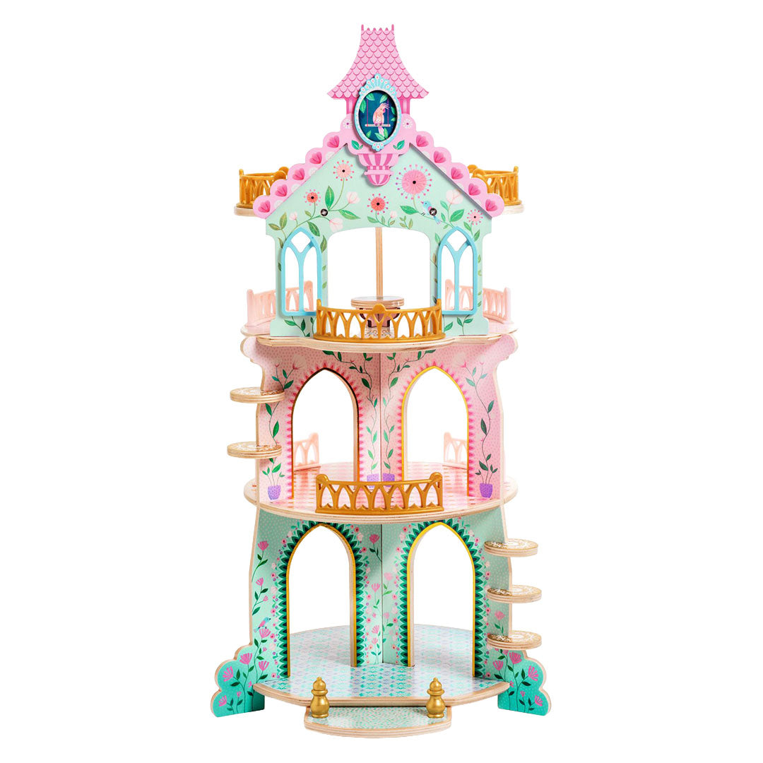 djeco maison de poupée arty toys - ze princess tower
