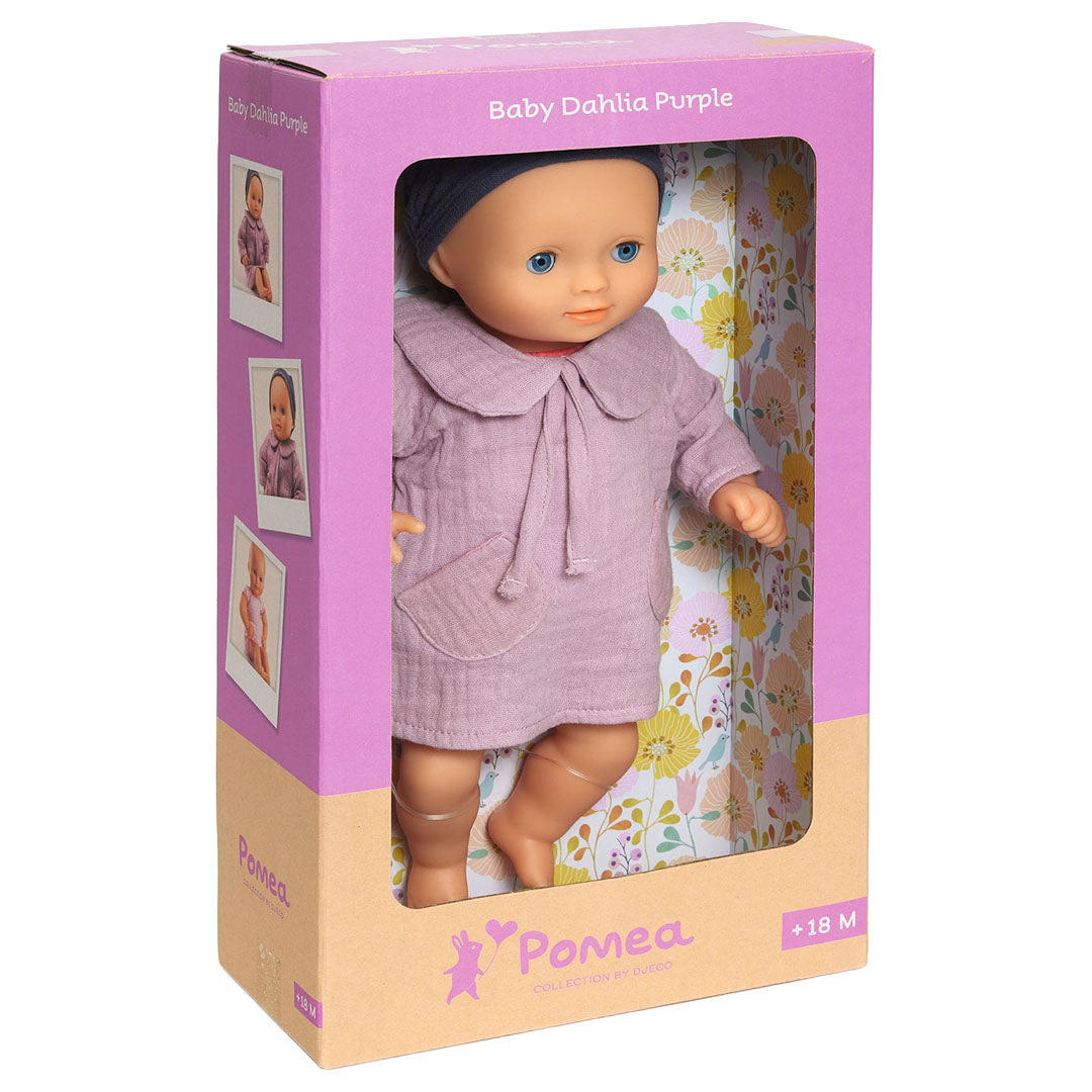 djeco babypop pomea - dahlia purple - 32 cm | DJ07874 | 4