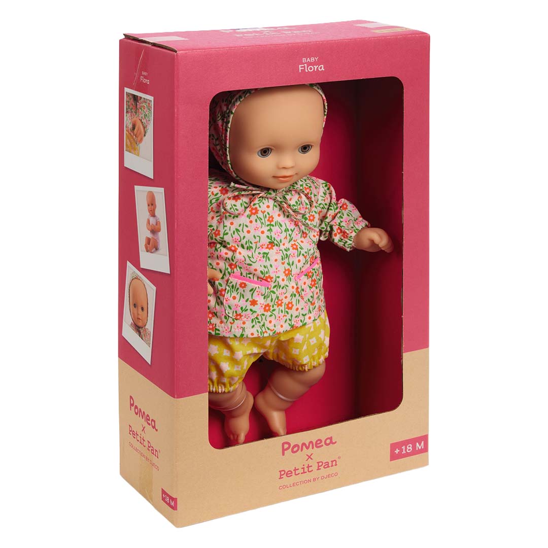 djeco babypop pomea - flora - 32 cm | DJ07751 | 2