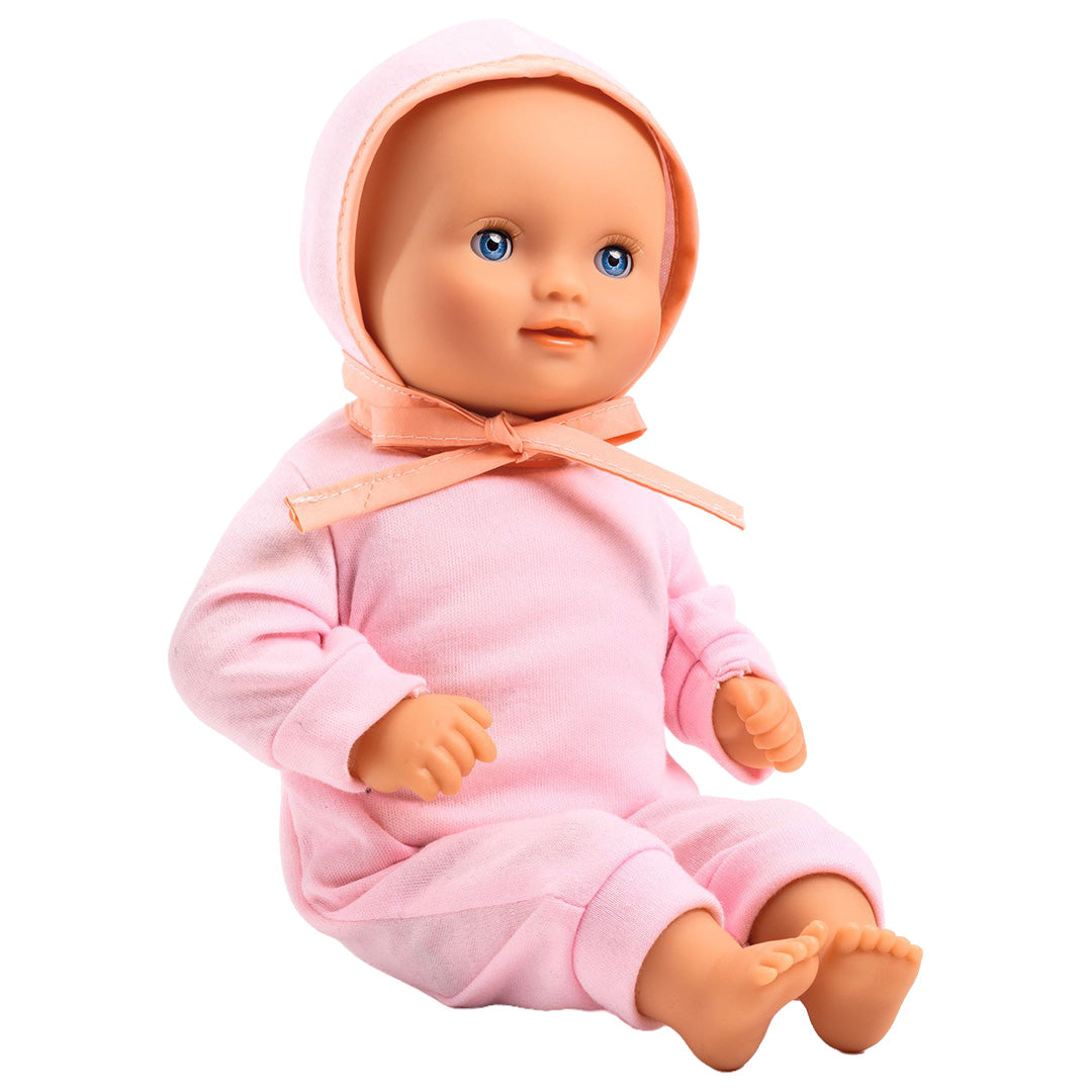 djeco babypop pomea - lilas rose - 32 cm | DJ07873 | 0