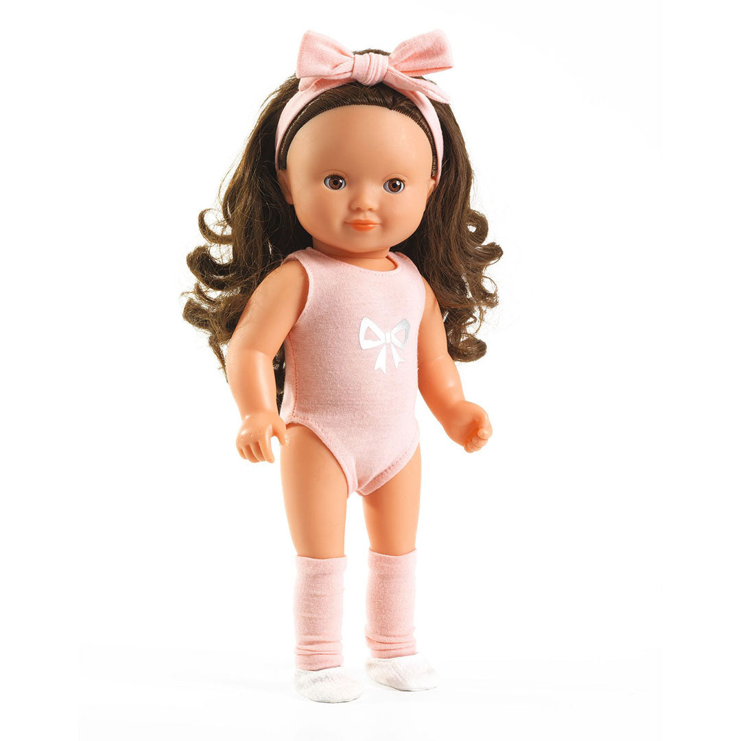 djeco poupée bébé pomea - roxane - 32 cm