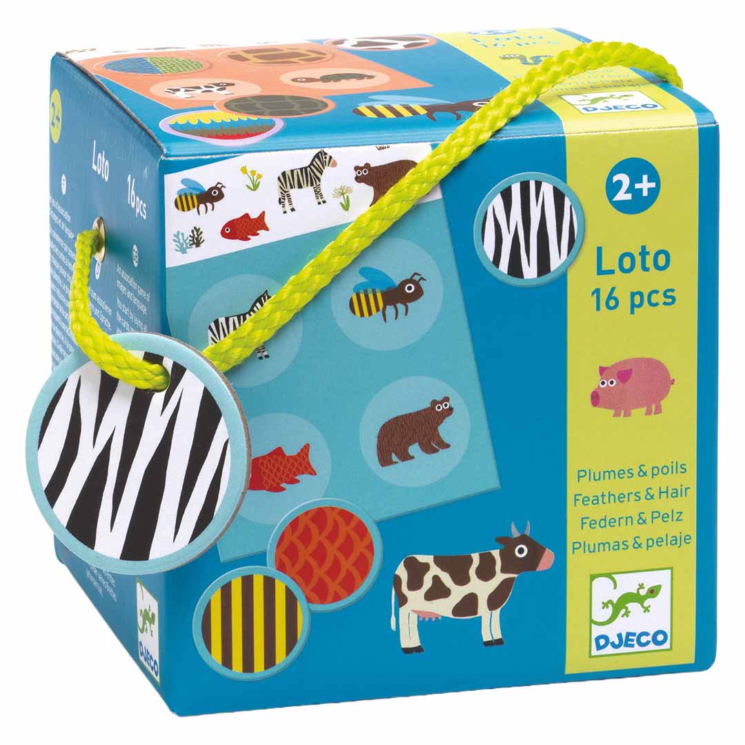 djeco bingo plumes et poils