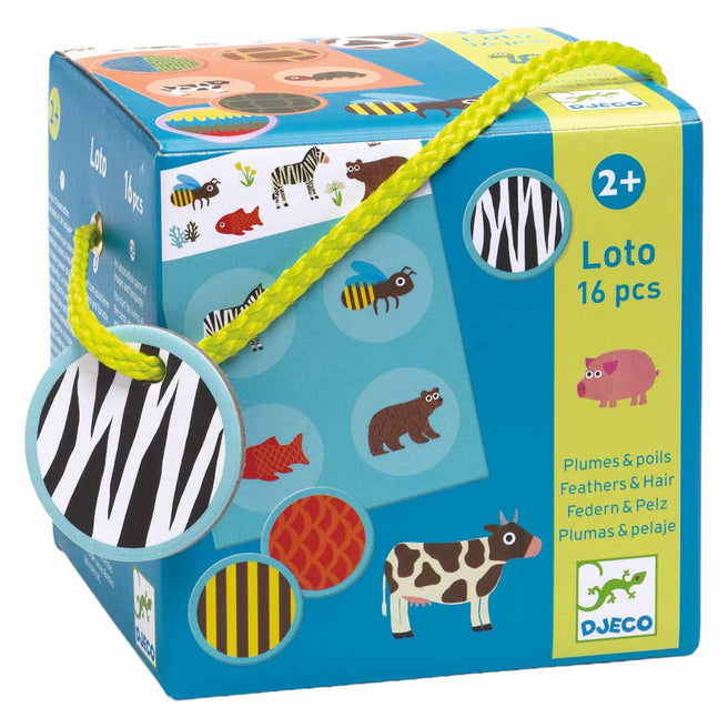 djeco bingo plumes et poils