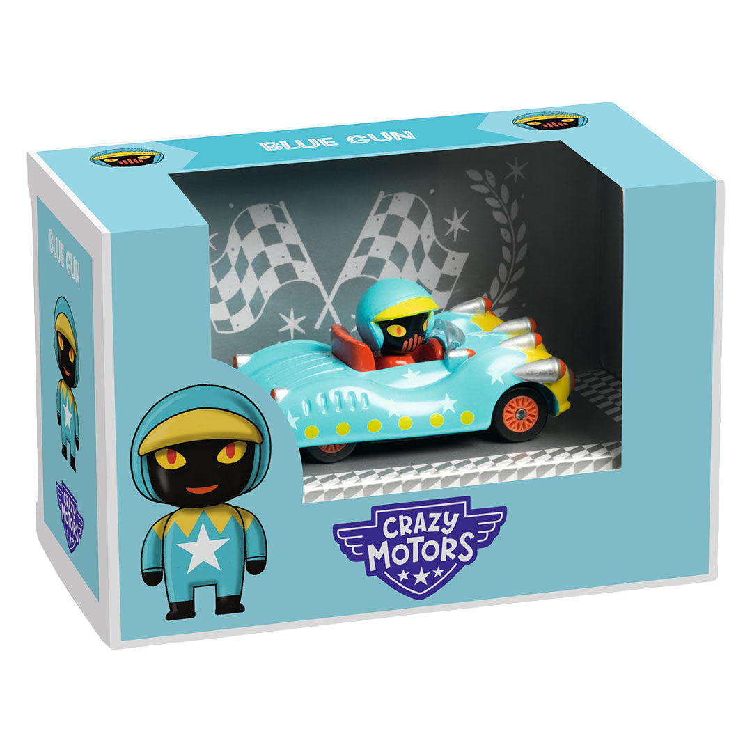 djeco crazy motors auto - blue gun | DJ05490 | 1
