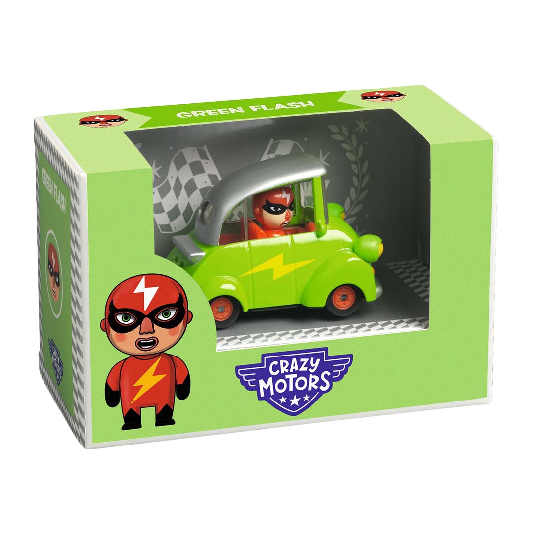 djeco crazy motors auto - green flash