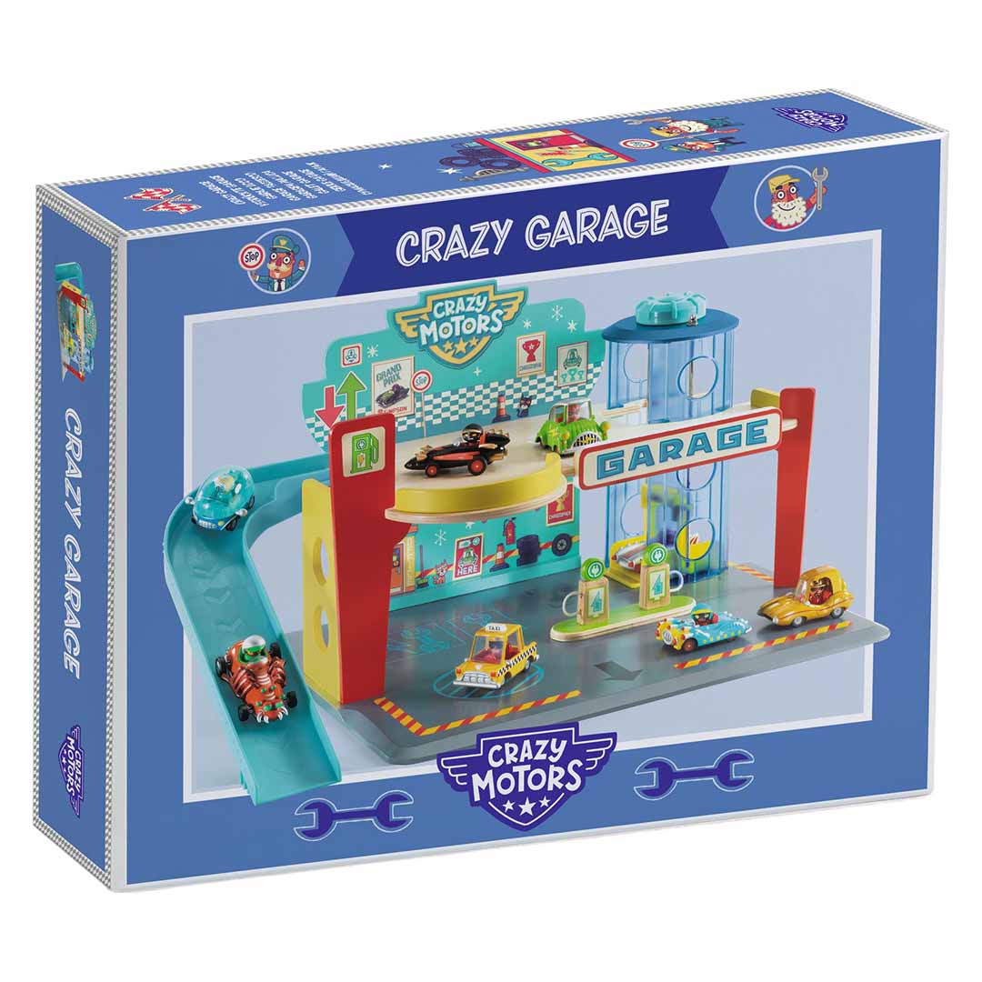 djeco crazy motors garage