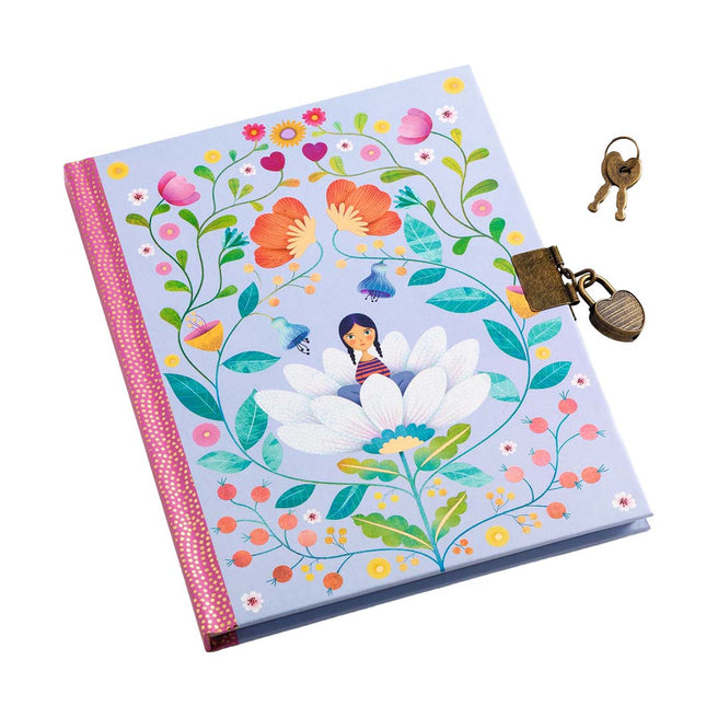 djeco carnet secret avec cadenas - marie