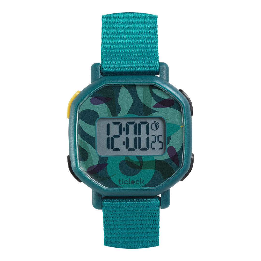 djeco montre digitale pour enfant green snakes