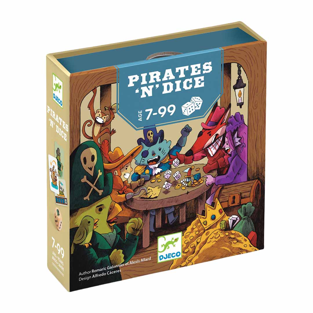 djeco dobbelspel pirate 'n' dice | DJ00830 | 0